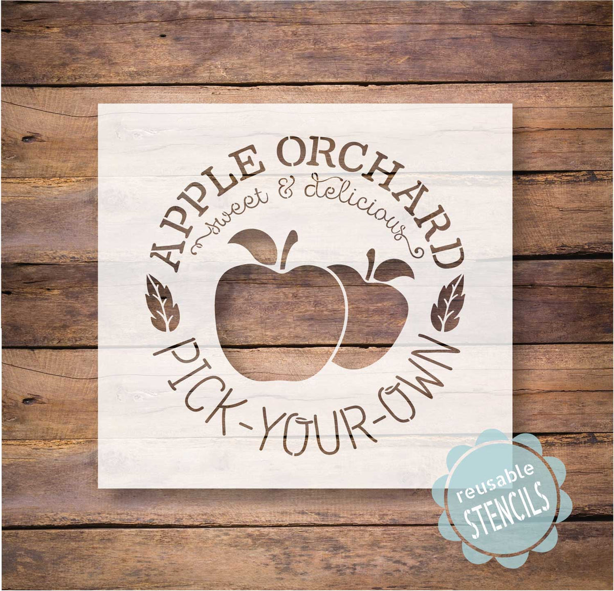 Apple Orchard - Farmhouse stencil