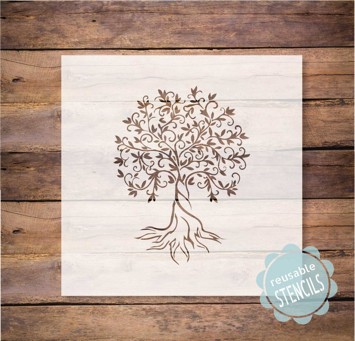 Tree Stencils Tree Of Life Stencil For Painting On Wood - Temu