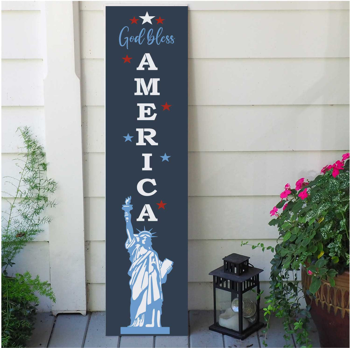 Cricut Stand & Salute God Bless America Door Sign – Joy's Life