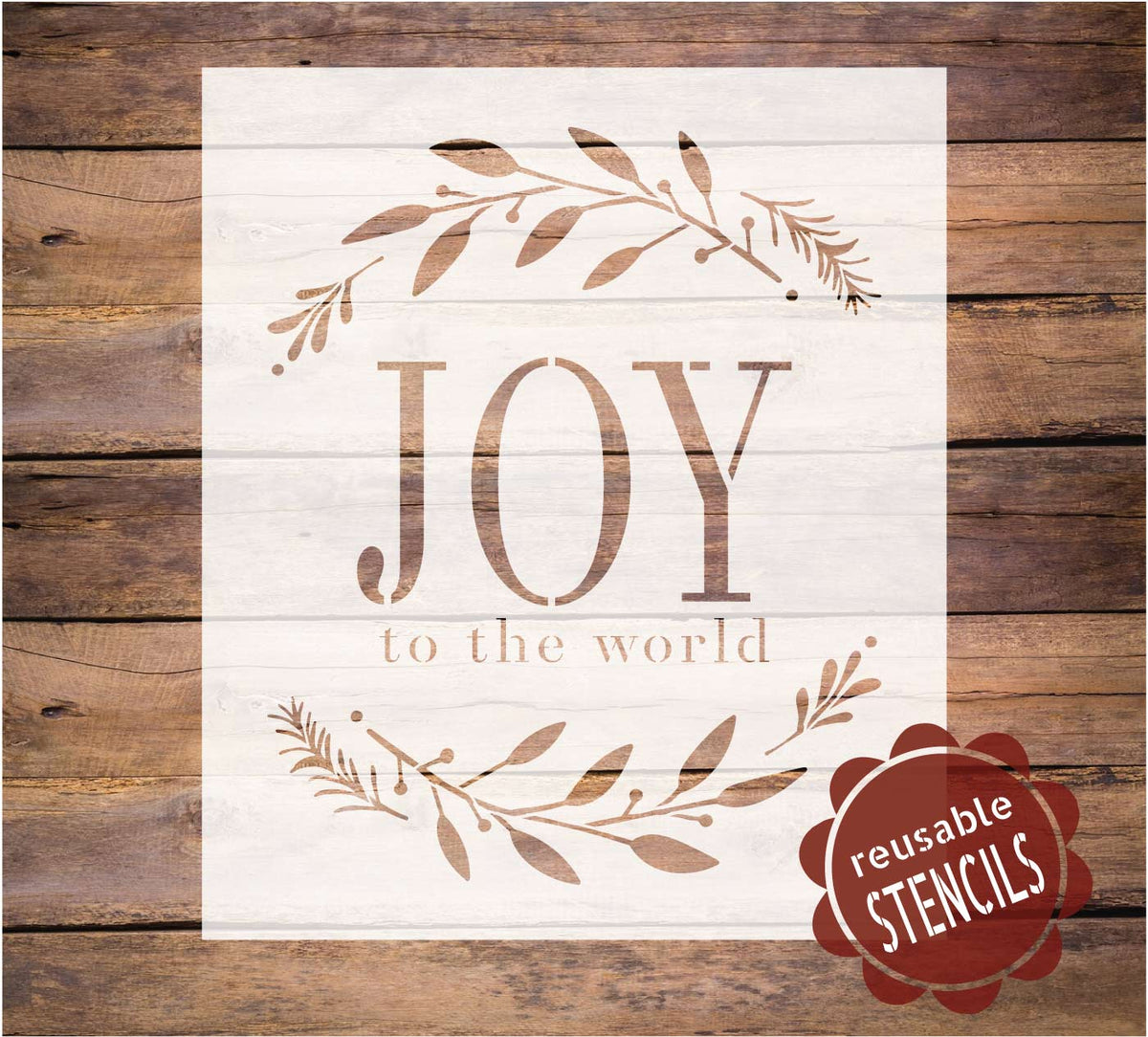 Tightly Wound Designs-Joy To The World Theme- Decorative Letters