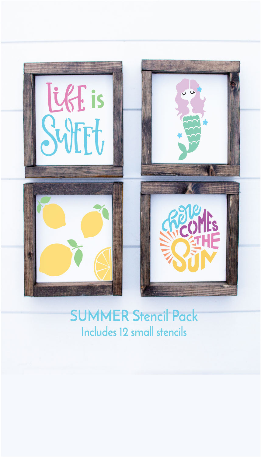 summer stencil bundles