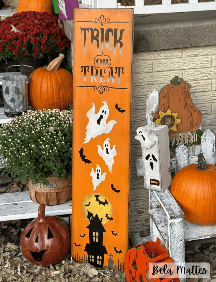 WallCutz  Trick or Treat stencil Stencil