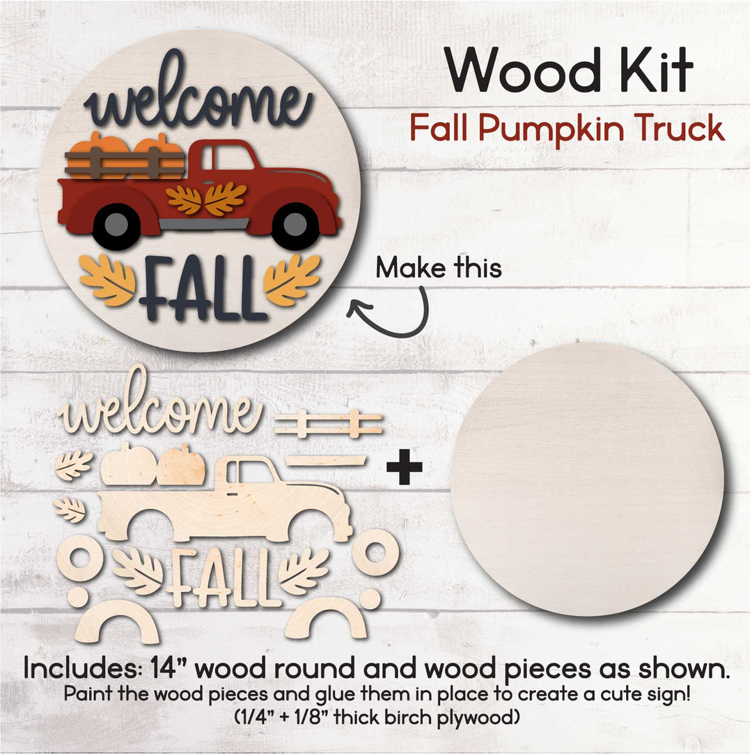 WallCutz  WOOD KIT / Fall Truck Wood Kit