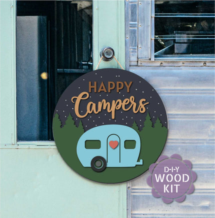 WallCutz  WOOD KIT / Happy Campers Wood Kit