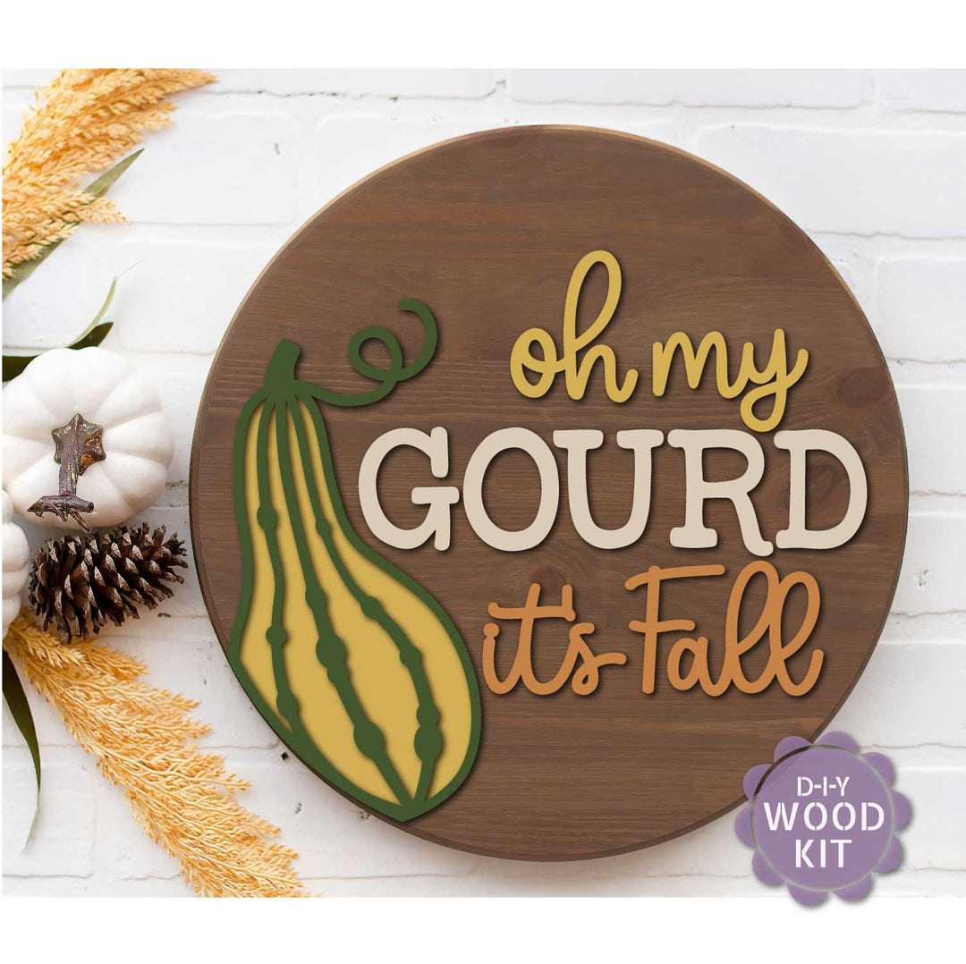 WallCutz  WOOD KIT / Oh My Gourd It's Fall Wood Kit