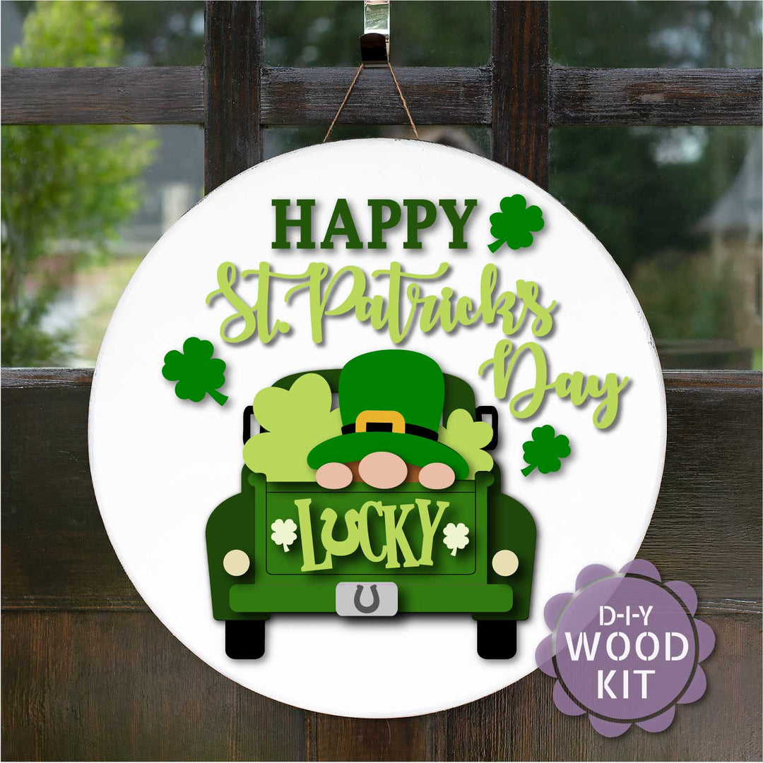 WallCutz  WOOD KIT / St. Patricks Day Truck Wood Kit