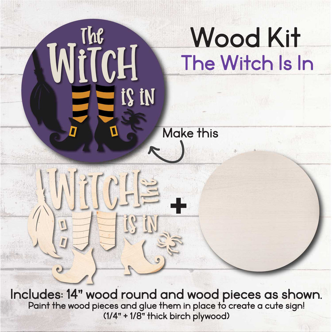 WallCutz  WOOD KIT / The Witch Is In Wood Kit