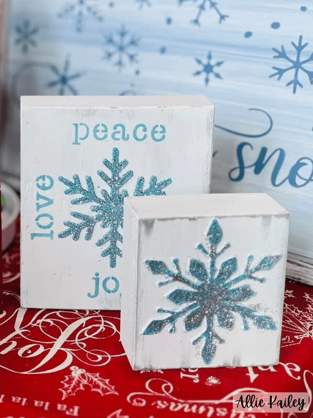 WallCutz  Christmas Mini 12 pc Sample Pack Stencil Bundle Stencil