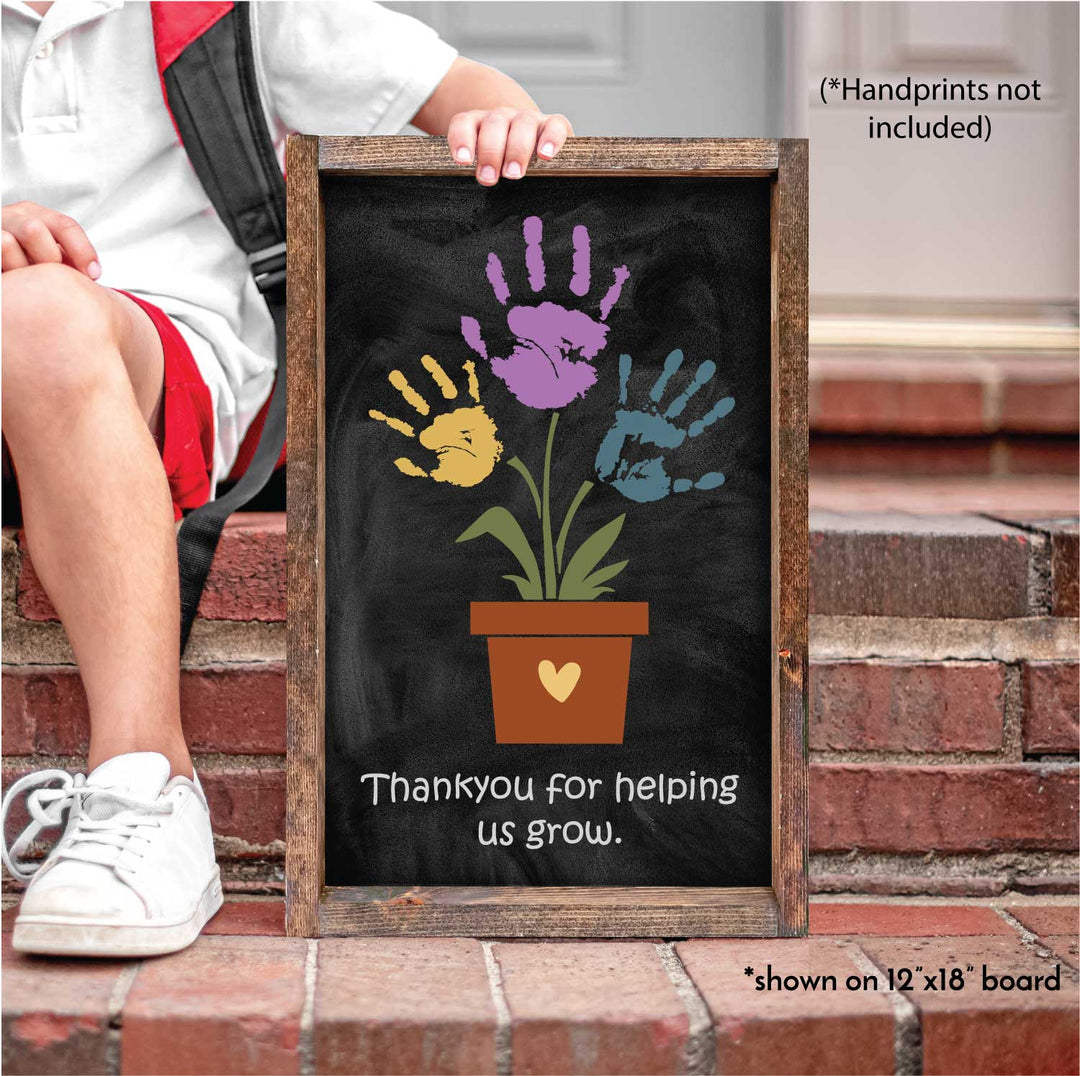 WallCutz  Handprint / Potted Plant Stencil stencil