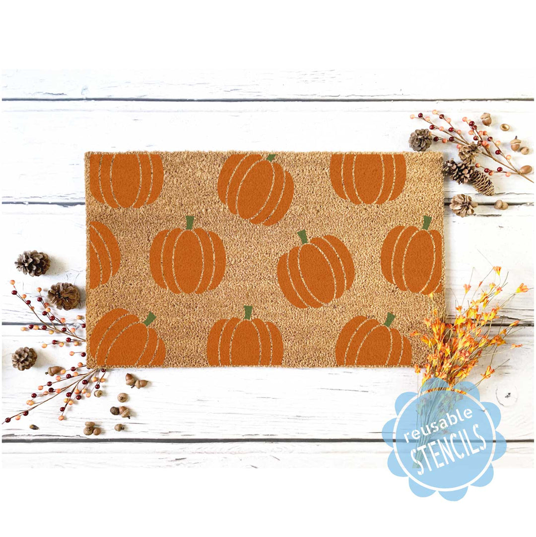 WallCutz  Pumpkin Pattern / Door Mat Stencil Stencil