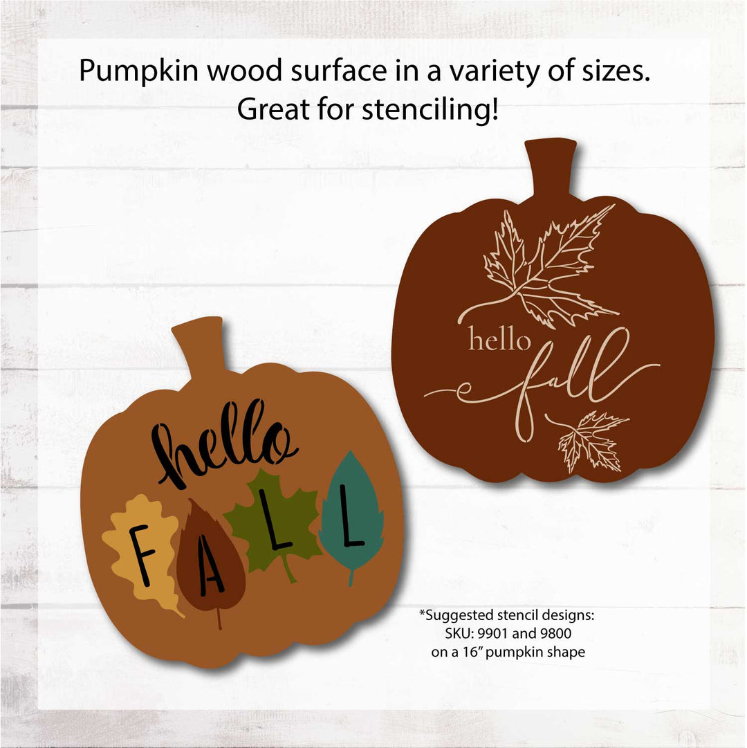 WallCutz  Pumpkin Shape / Wood Cut-Out Wood Kit