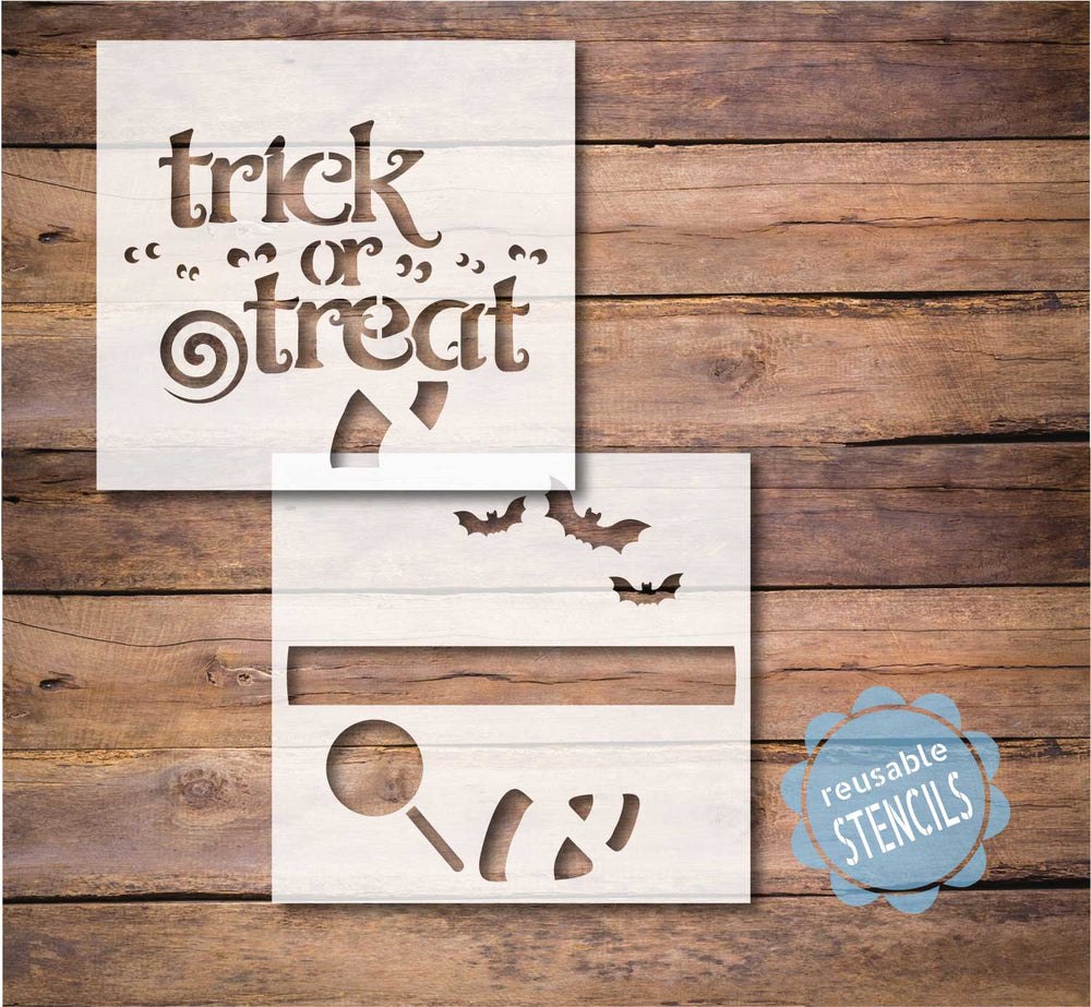 WallCutz  Trick or Treat / Reusable Stencil Stencil