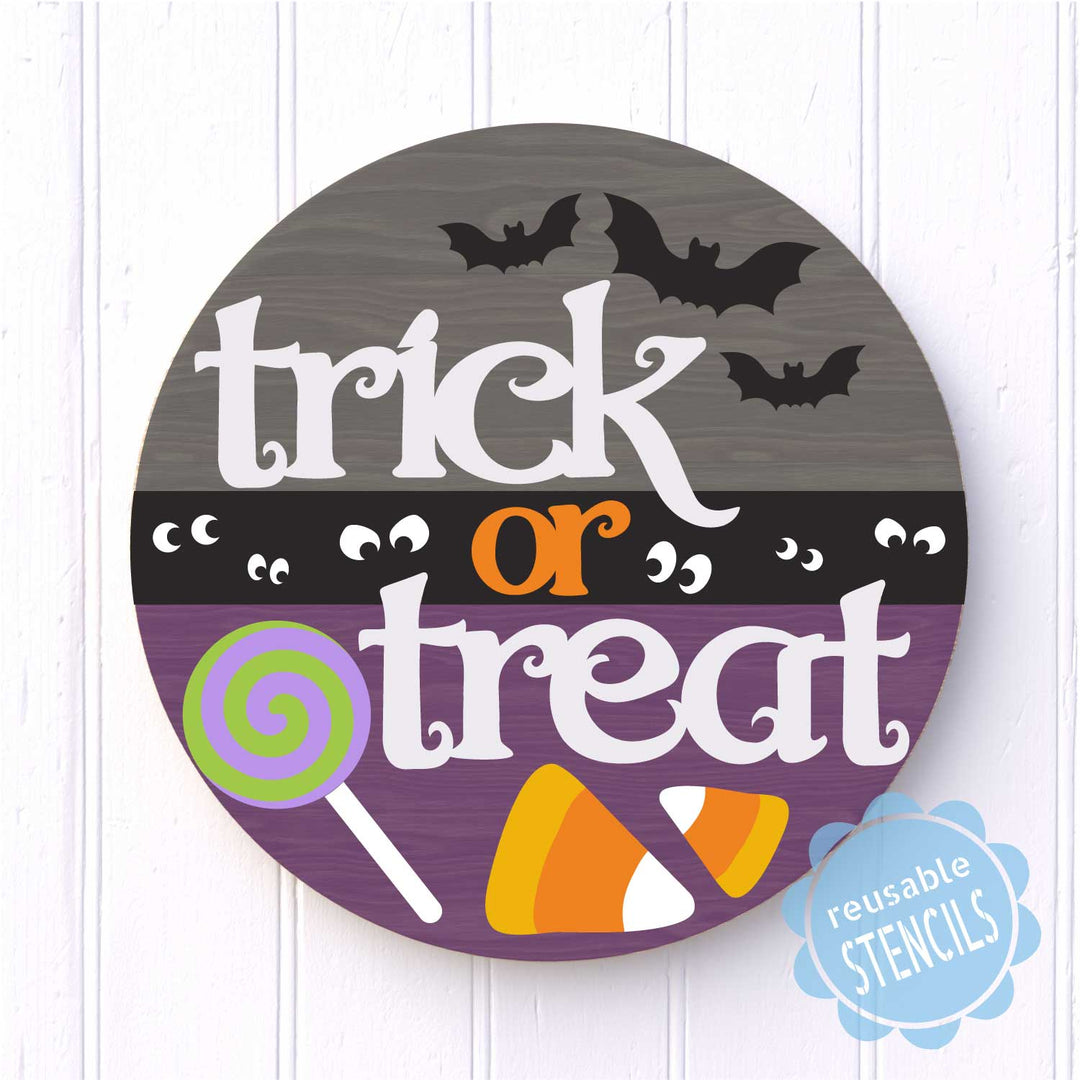 WallCutz  Trick or Treat / Reusable Stencil Stencil