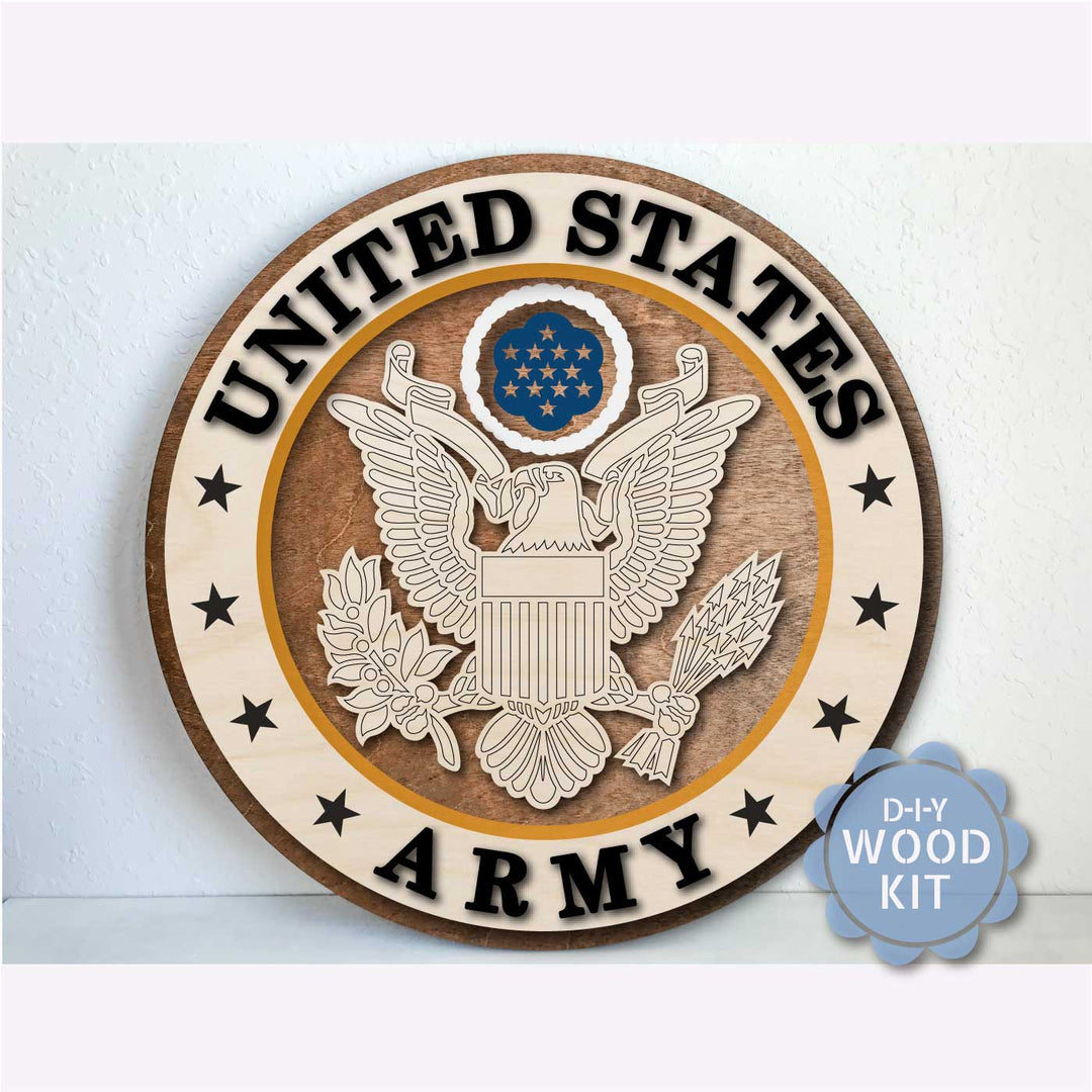 WallCutz  WOOD KIT / United States ARMY Wood Kit