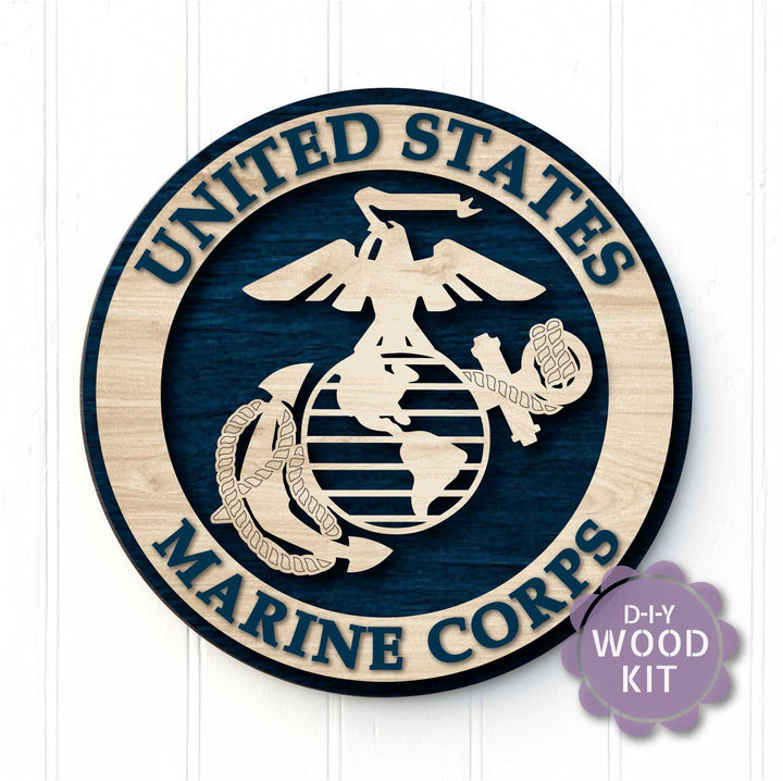 WallCutz  WOOD KIT / United States Marine Corps Wood Kit