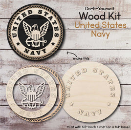 WallCutz  WOOD KIT / United States NAVY Wood Kit