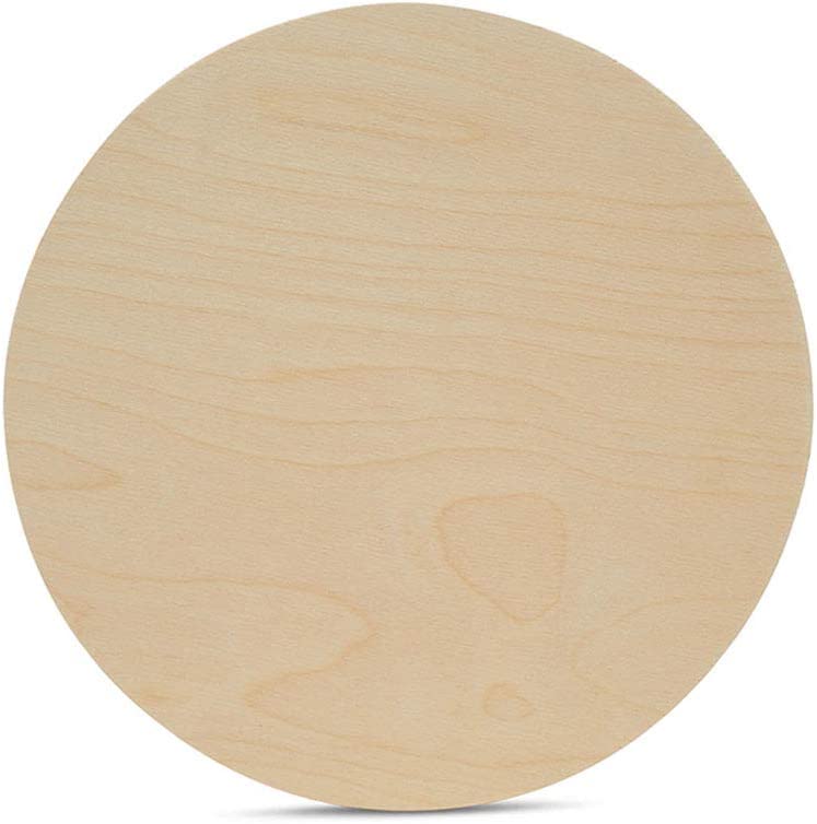 Bulk Round Wood Disks, 1/4 Thick| WallCutz Crafts