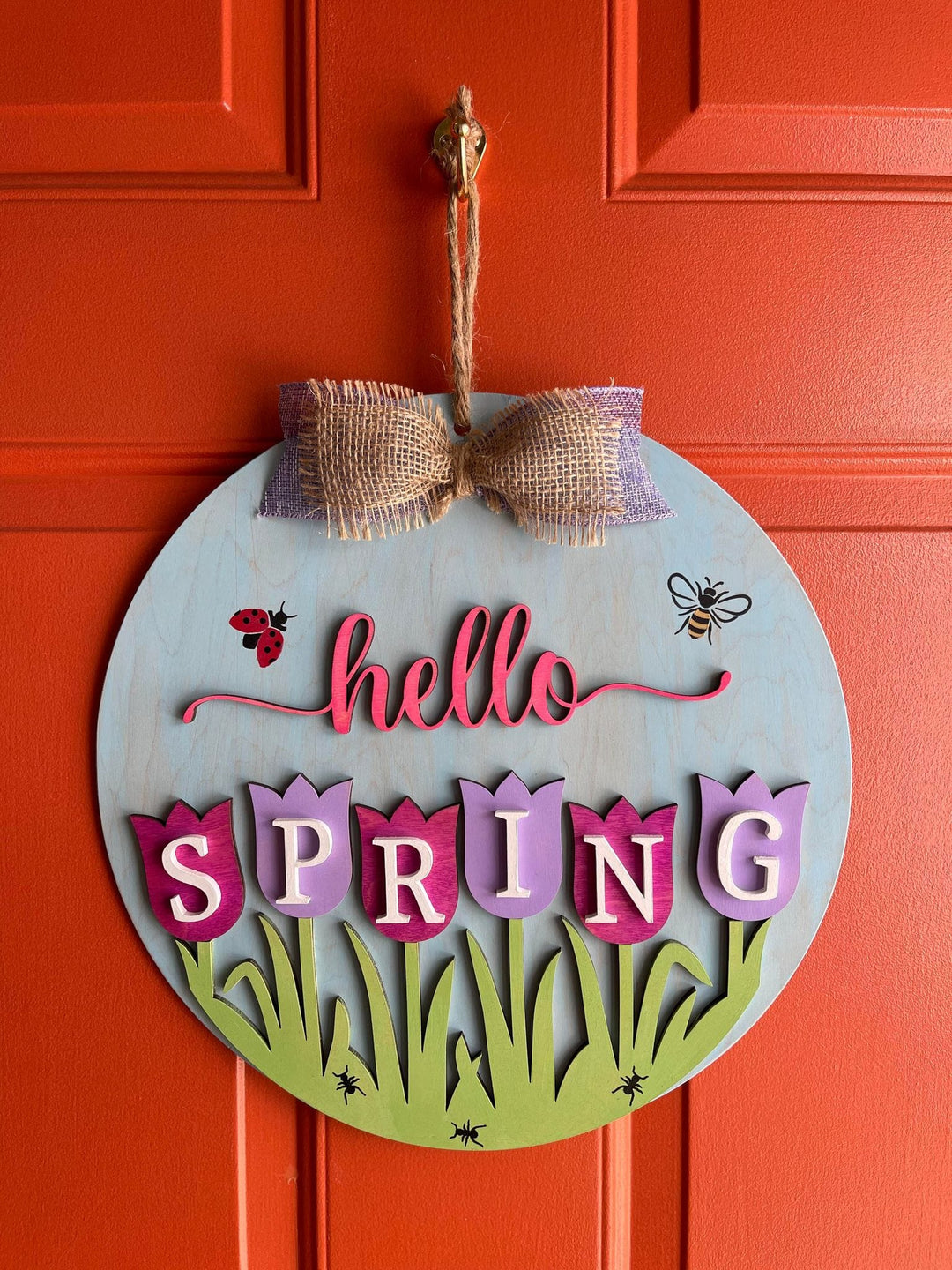 WallCutz  WOOD KIT  / Hello Spring Tulips Wood Kit