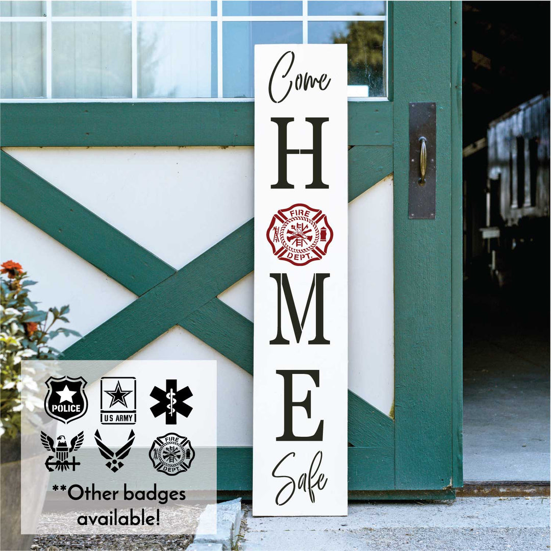 WallCutz  Come Home Safe / First Responder Stencil Bundle Stencil