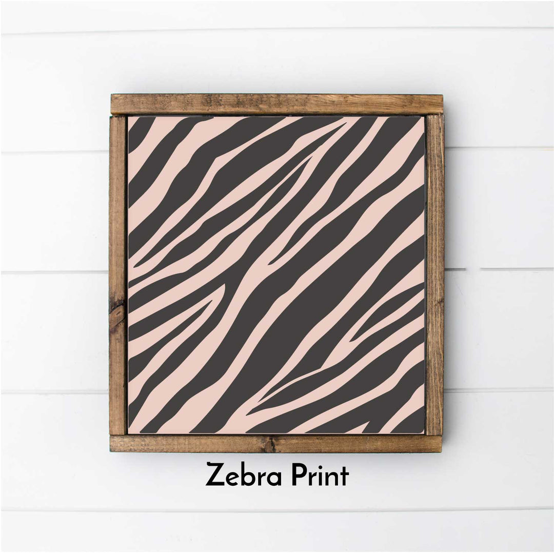 WallCutz  Animal Prints / Leopard + Zebra - 2pk Stencil