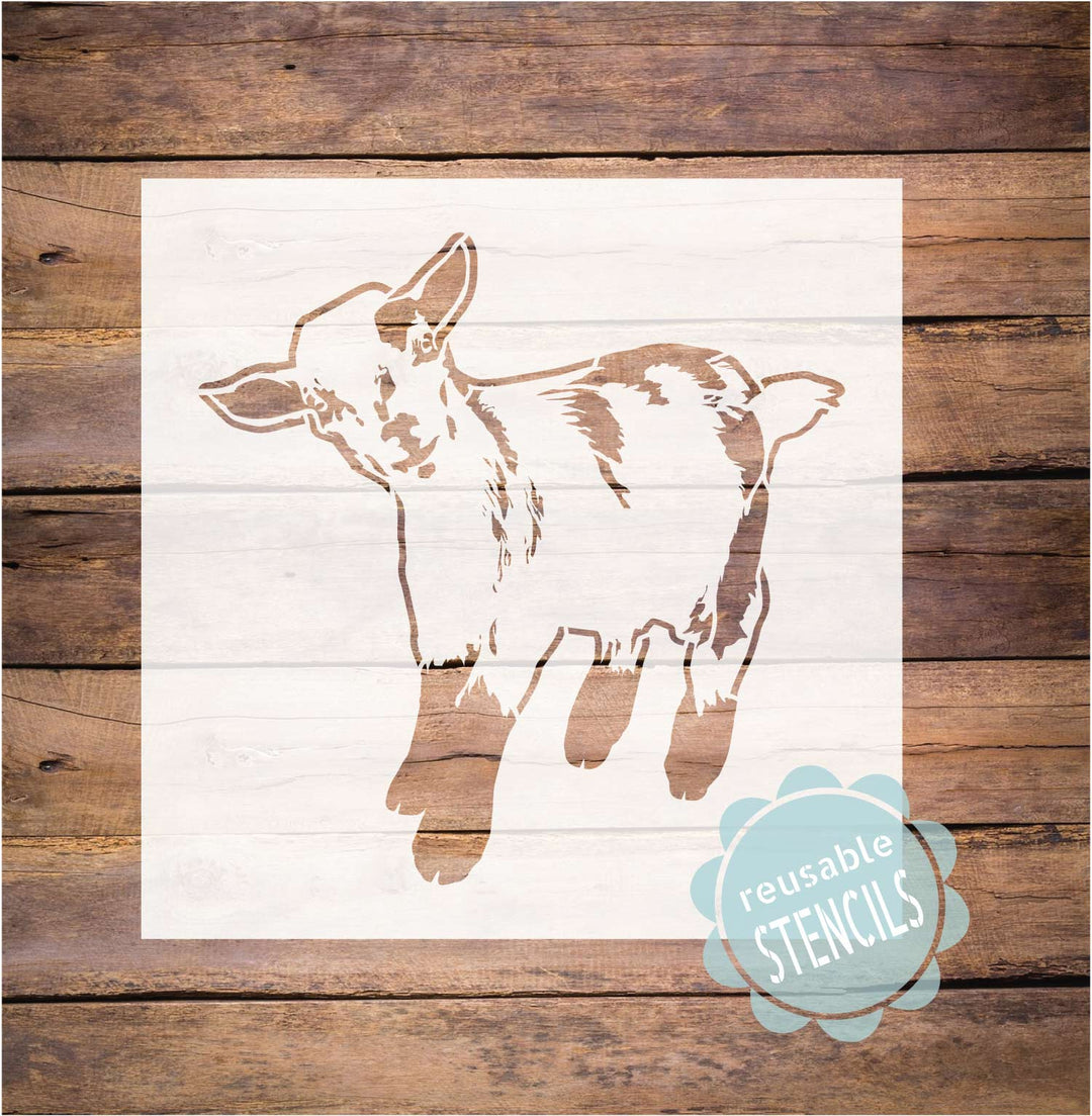 WallCutz  Baby Goat Stencil Stencil