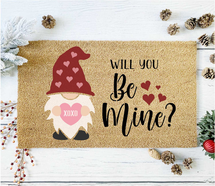 WallCutz  Be Mine Valentine Gnome Stencil Stencil