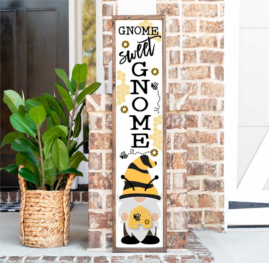 WallCutz  Bee Keeper Honey Gnome Porch Stencil Stencil