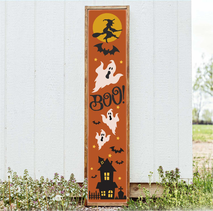 WallCutz  BOO Haunted House Stencil Stencil