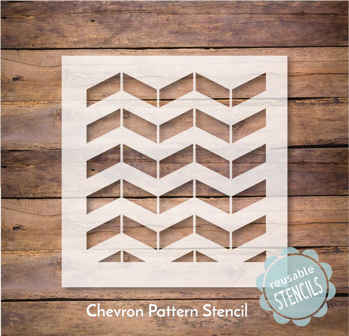 WallCutz  Chevron Pattern Stencil Stencil