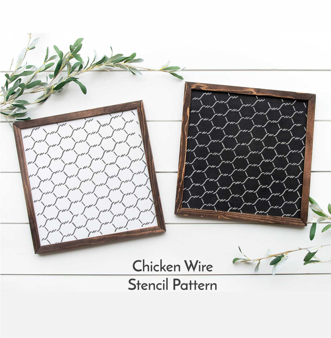 WallCutz  Chicken Wire / Pattern Stencil Stencil