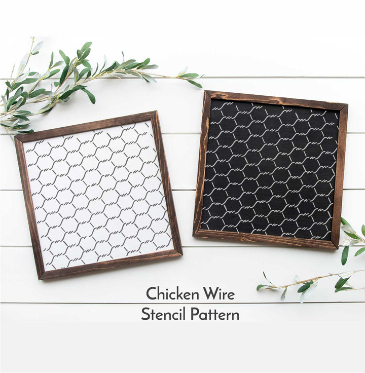 WallCutz  Chicken Wire / Pattern Stencil Stencil