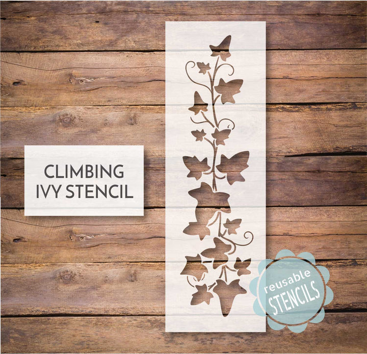 WallCutz  Climbing Ivy Vine / Pattern Stencil Stencil