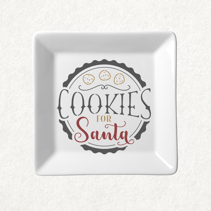 WallCutz  Cookies For Santa - Christmas stencil Stencil