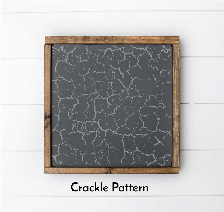 WallCutz  Crackle / Distressed Pattern Stencil Stencil