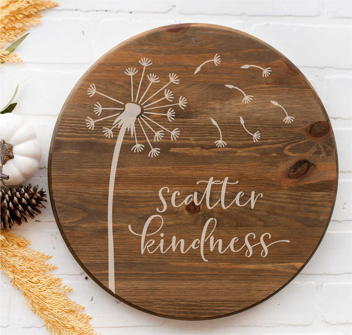 WallCutz  Dandelion Stencil - Scatter Kindness Stencil