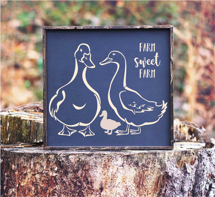 WallCutz  Duck family stencils Stencil