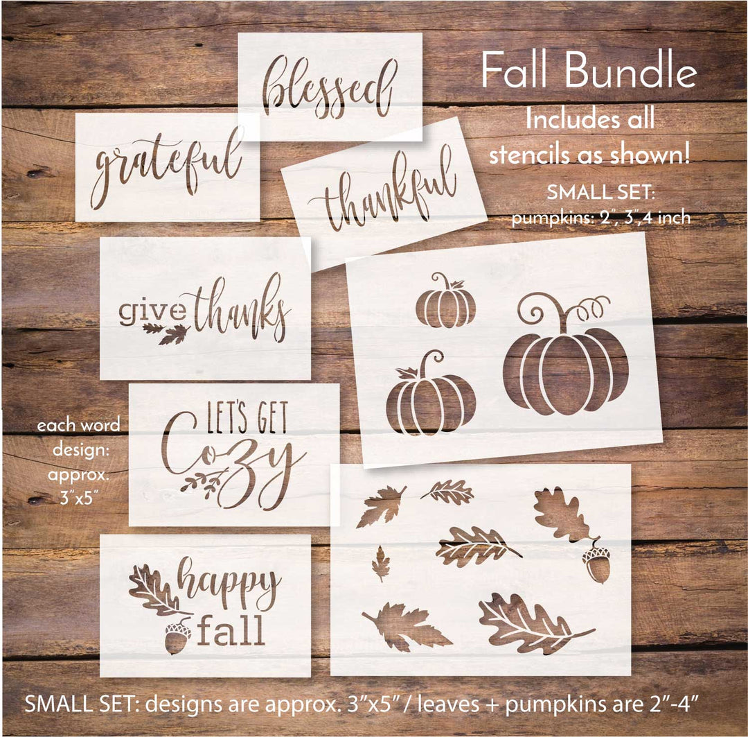 WallCutz  Fall Stencil Bundle Stencil