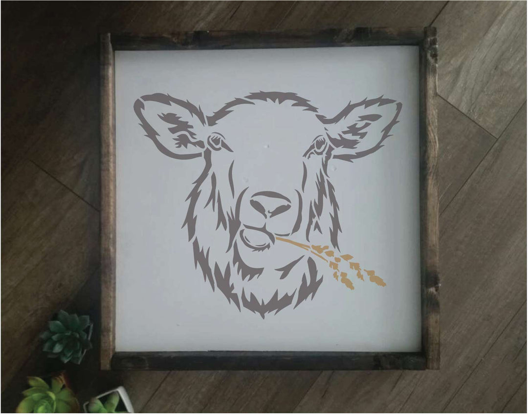 WallCutz  Farm Sheep stencil Stencil