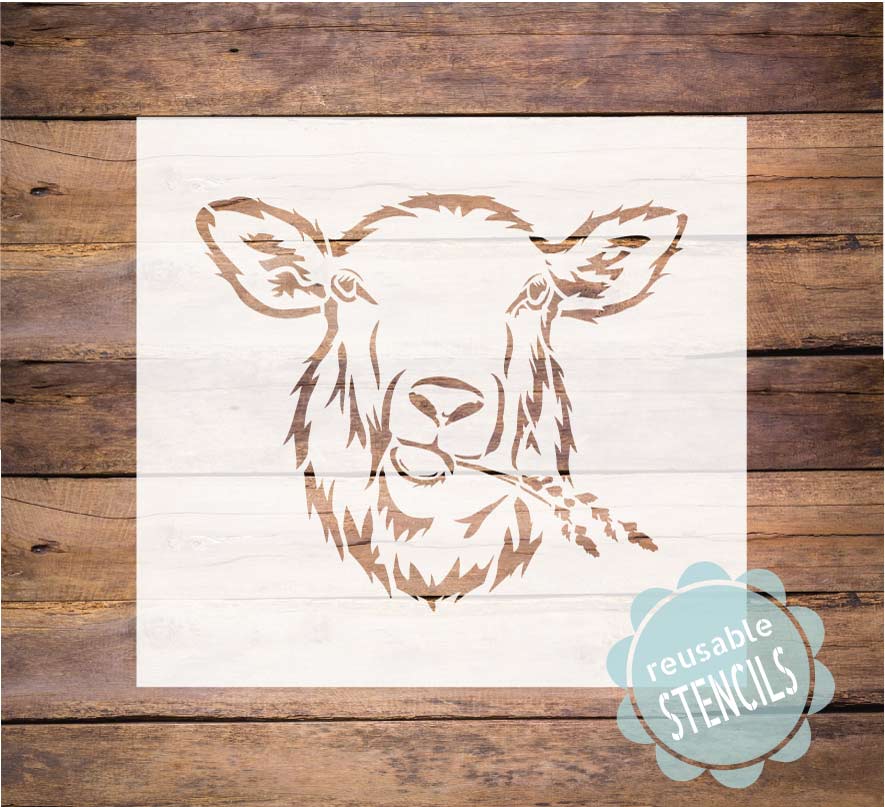 WallCutz  Farm Sheep stencil Stencil