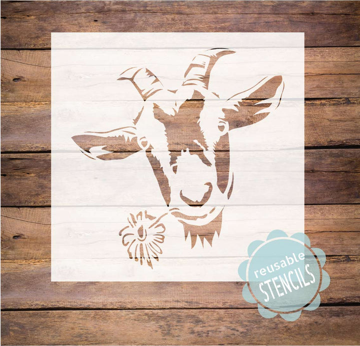 WallCutz  Goat Stencil Stencil