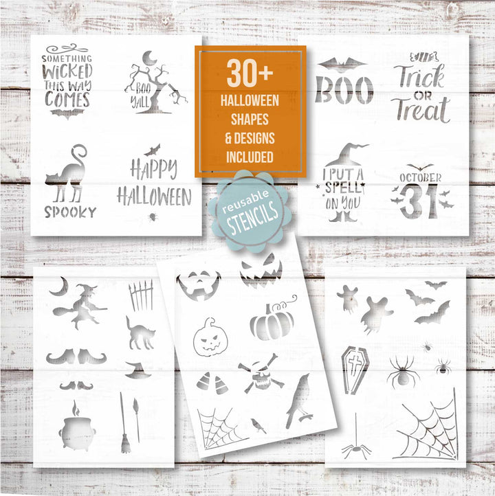 WallCutz  Halloween Stencil Bundle Stencil