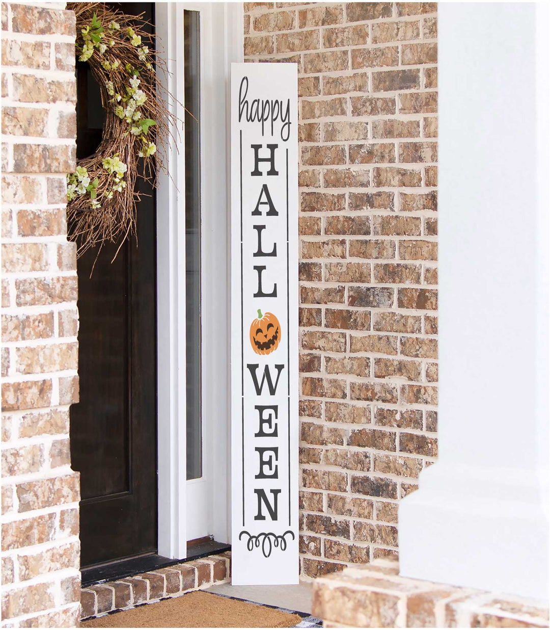 WallCutz  Happy Halloween Porch Stencil Stencil