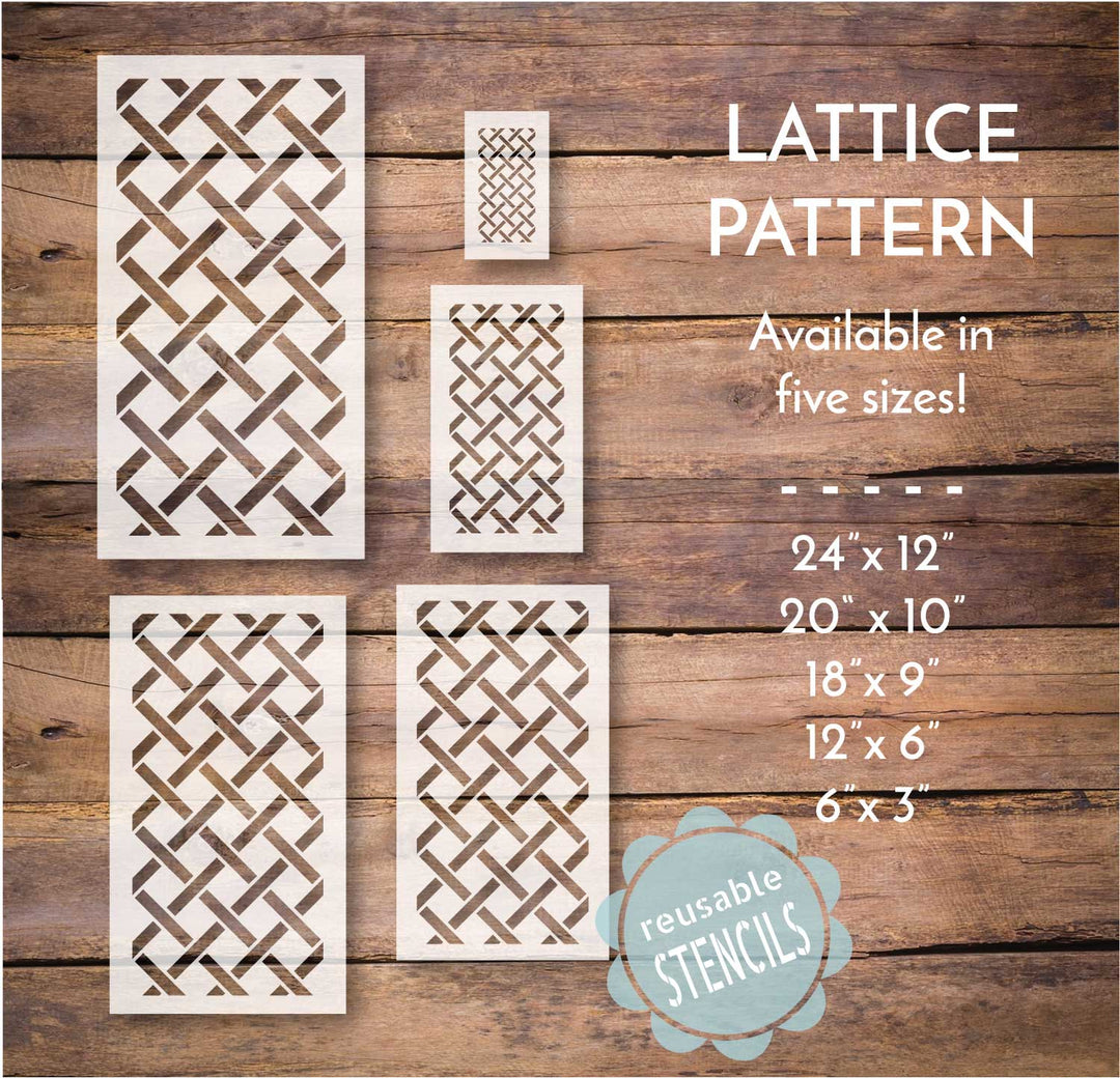 WallCutz  Lattice Stencil / Seamless Pattern Stencil Stencil