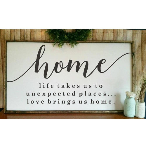 Love brings us Home Stencil| WallCutz Crafts