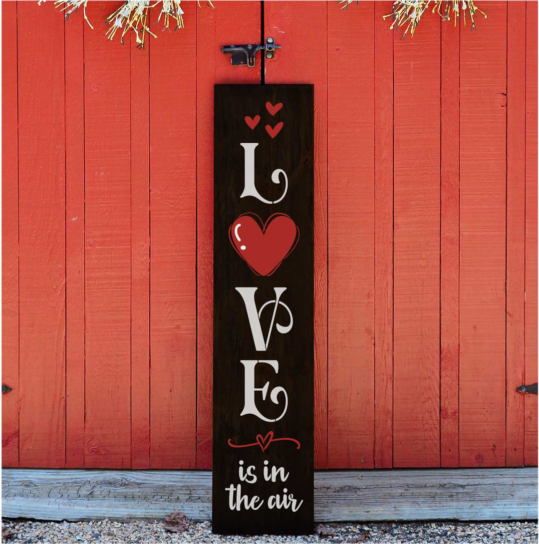 WallCutz  Love Is In The Air / Valentine Porch Stencil Stencil