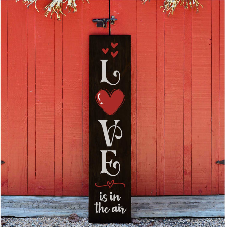 WallCutz  Love Is In The Air / Valentine Porch Stencil Stencil