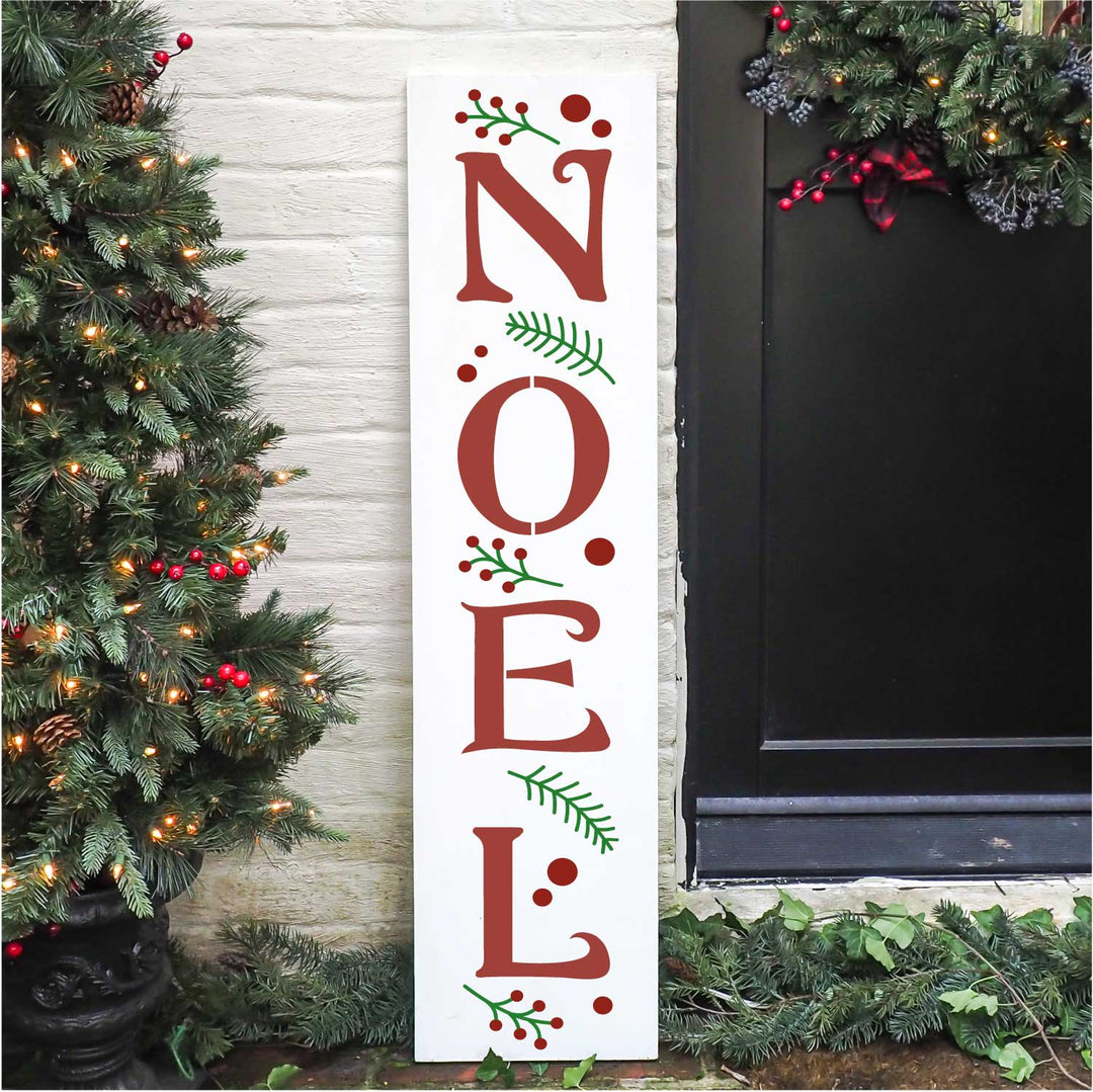 WallCutz  NOEL / Christmas Porch Stencil Stencil