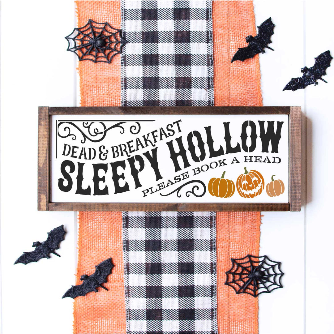 WallCutz  Sleepy Hollow Halloween stencil Stencil