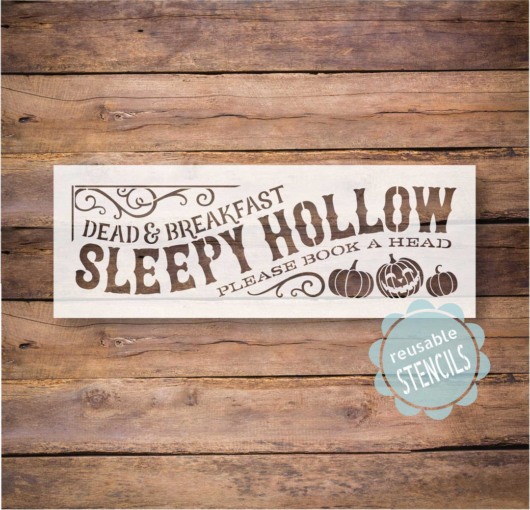 WallCutz  Sleepy Hollow Halloween stencil Stencil