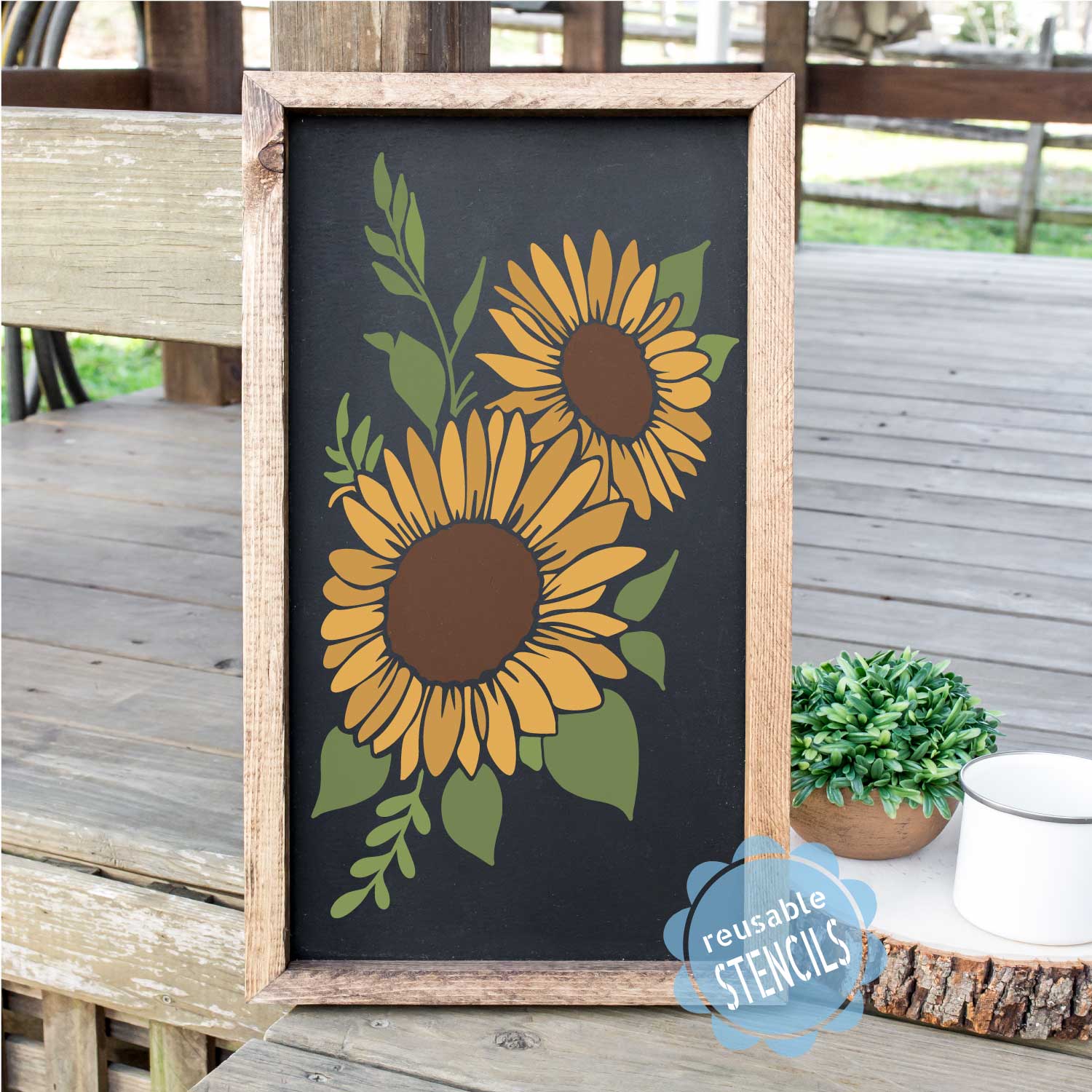 Small Stencils for Painting on Wood Reusable: 60pcs 3 Inch Flower Stencils  Mandala Stencil for Dot Painting, Sunflower Butterfly Rose Stencils for